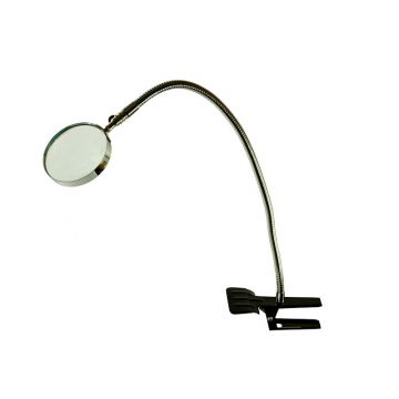Loupe 2x, 90mm - avec pince de table