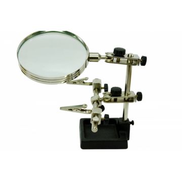 Loupe 2x, 90mm avec “troisième main”