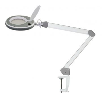 Lumeno #8213 - Lampe-loupe - LED - 1.75x (3dpt) - Ø127mm - pince de table