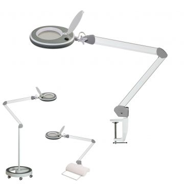 Lumeno #8213/8215 - Lampe-loupe - LED Ø127mm +