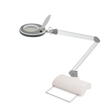 Lumeno #8213 - Lampe-loupe - LED - 1.75x (3dpt) - Ø127mm - avec pied de table