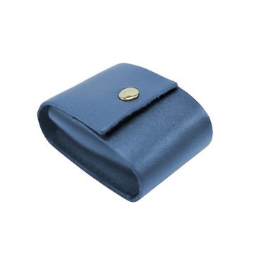 Étuis en cuir [C] Bleu - Taille L