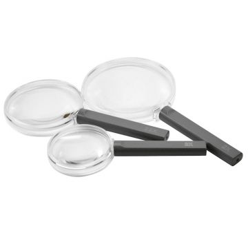 Loupe à main avec lentille sans bords