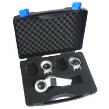 Loupe à main Schweizer éclairante avec LED Tech-Line modulaire et portable, 4500K - Set professionnel
