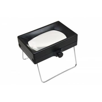 Loupe de travail VOMZ 3x, avec pieds pliants