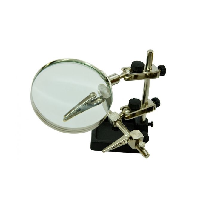 Loupe 2x, 90mm avec “troisième main”