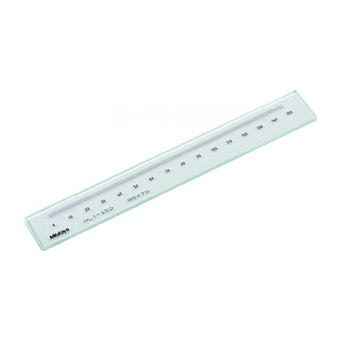 Mitutoyo Règle en verre + Certificat d'inspection 0.1mm