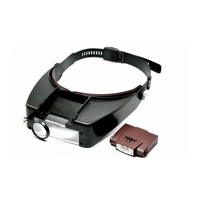 Loupe Frontale 8x (avec trois lentilles) + DEL